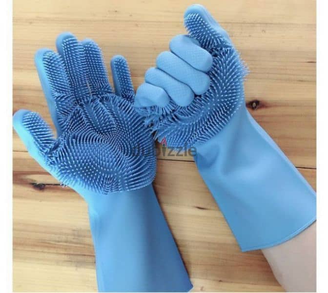 multipurpose thick silicone gloves 3$ 3