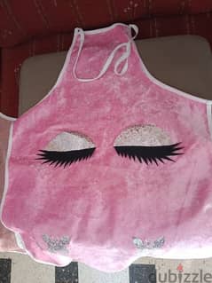 stunning velvet eyelash kitchen apron