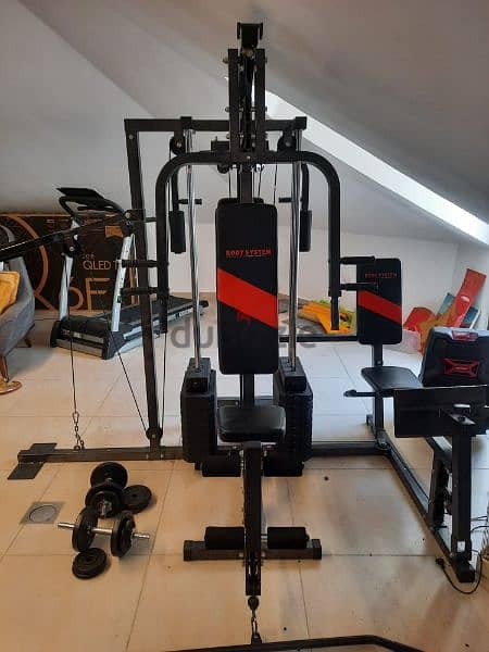 All Gym workout in 1 HOME GYM machine 03027072 Body System 4 way Gym 5