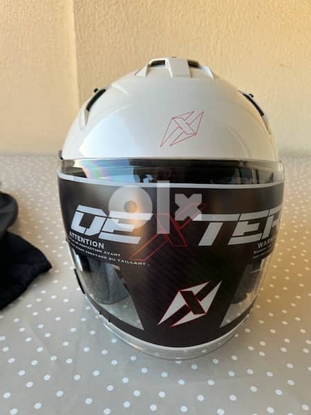 Dexter helmet with filet araignee (cargo net) 2