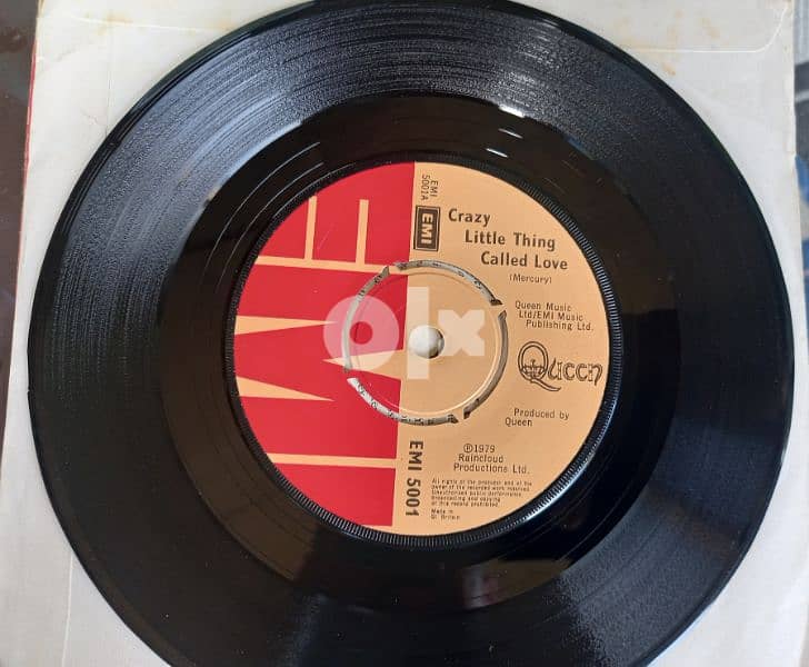 Queen - we will rock u - crazy little thing - VinylRecord 0