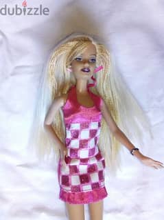 I MESSAGE GIRL Barbie Mattel Top doll 2004 bend legs special hair=16$