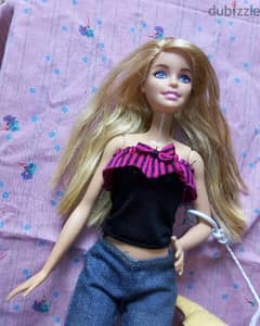 "Barbie SPLISH PUP" as new doll Mattel 2017 flex legs +Dog, both=26$