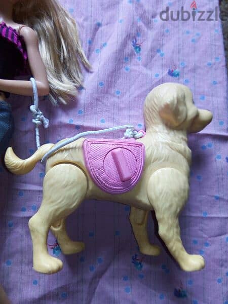 "Barbie SPLISH PUP" as new doll Mattel 2017 flex legs +Dog, both=26$ 5