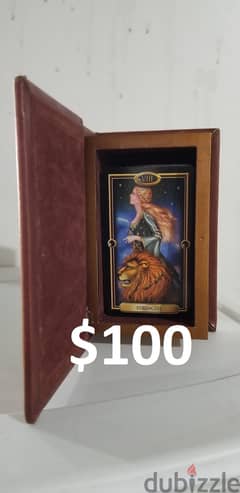 Vintage Wood Box Handcrafted with Tarot Fortune Feller Cards AShop™