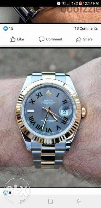 wimbledon rolex date-just special edition 0