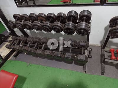 Serie Dumbbells iron for sale 03027072 GEO SPORT منطقة الحدث بعبدا