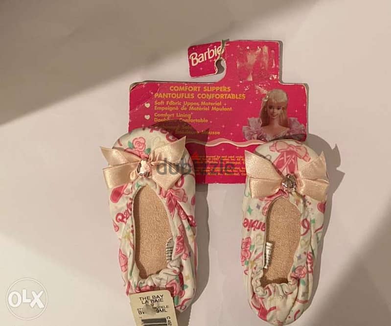 New Barbie ballerina kids slippers 0