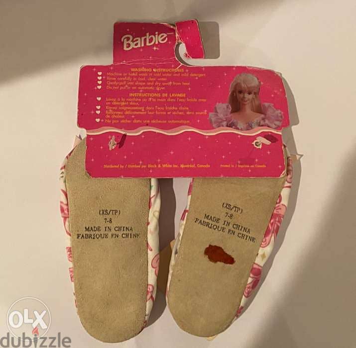 New Barbie ballerina kids slippers 1