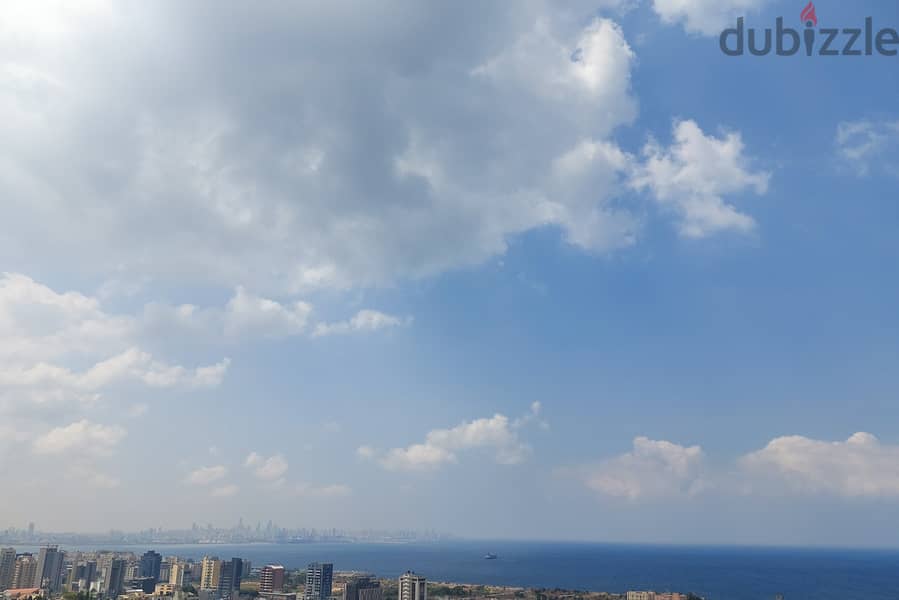 Fully Furnished Duplex in Dbayeh, Metn with Sea and Mountain View 2
