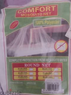 mosquito tent.