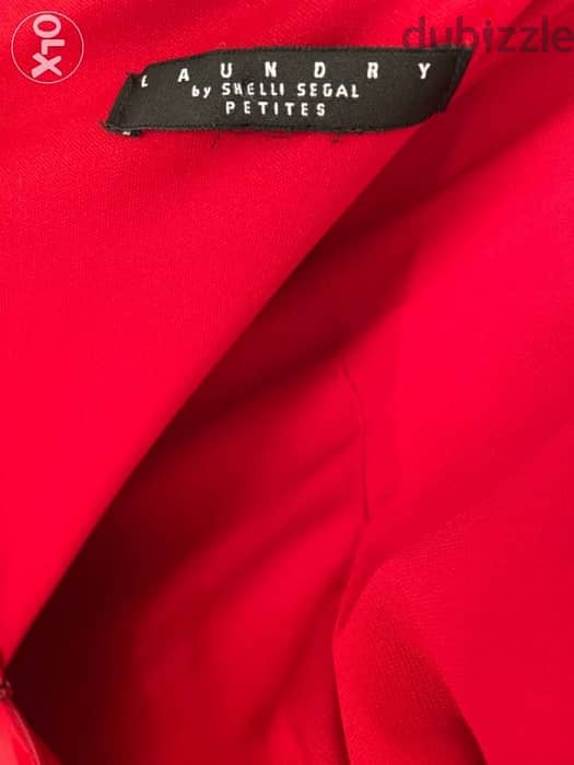 Red evening dress size L in excellent condition 2