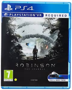 Robinson The journey vr cd ps4 used like new 0