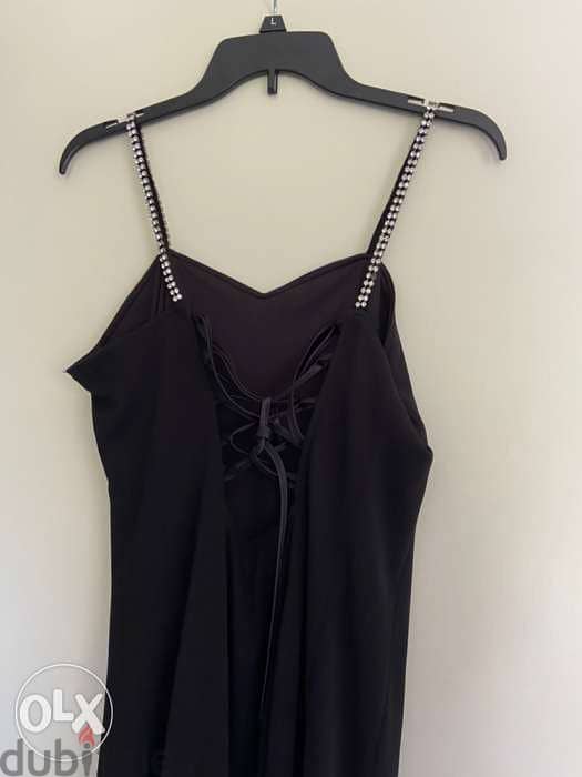 Black evening dress size Large 2