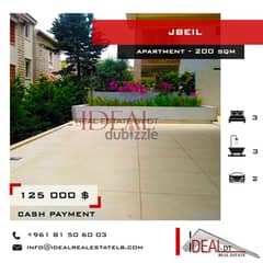 Apartment for sale in jbeil 200 sqm REF#MC54058 0