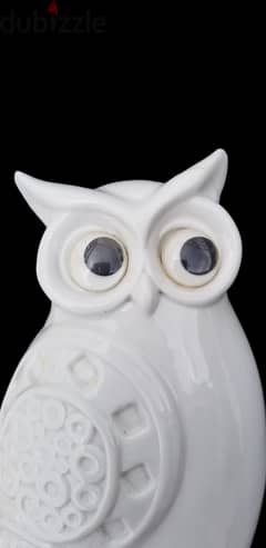 Owl White Porcelain with the addition of Rhinestones AShop™