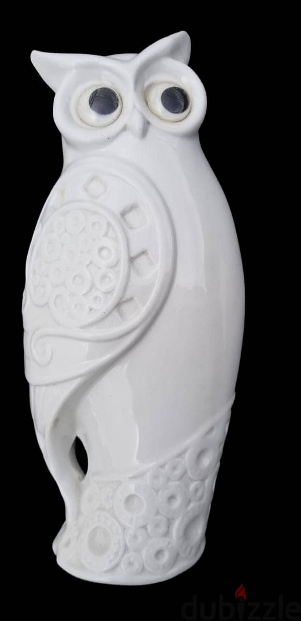Owl White Porcelain with the addition of Rhinestones AShop™ 1
