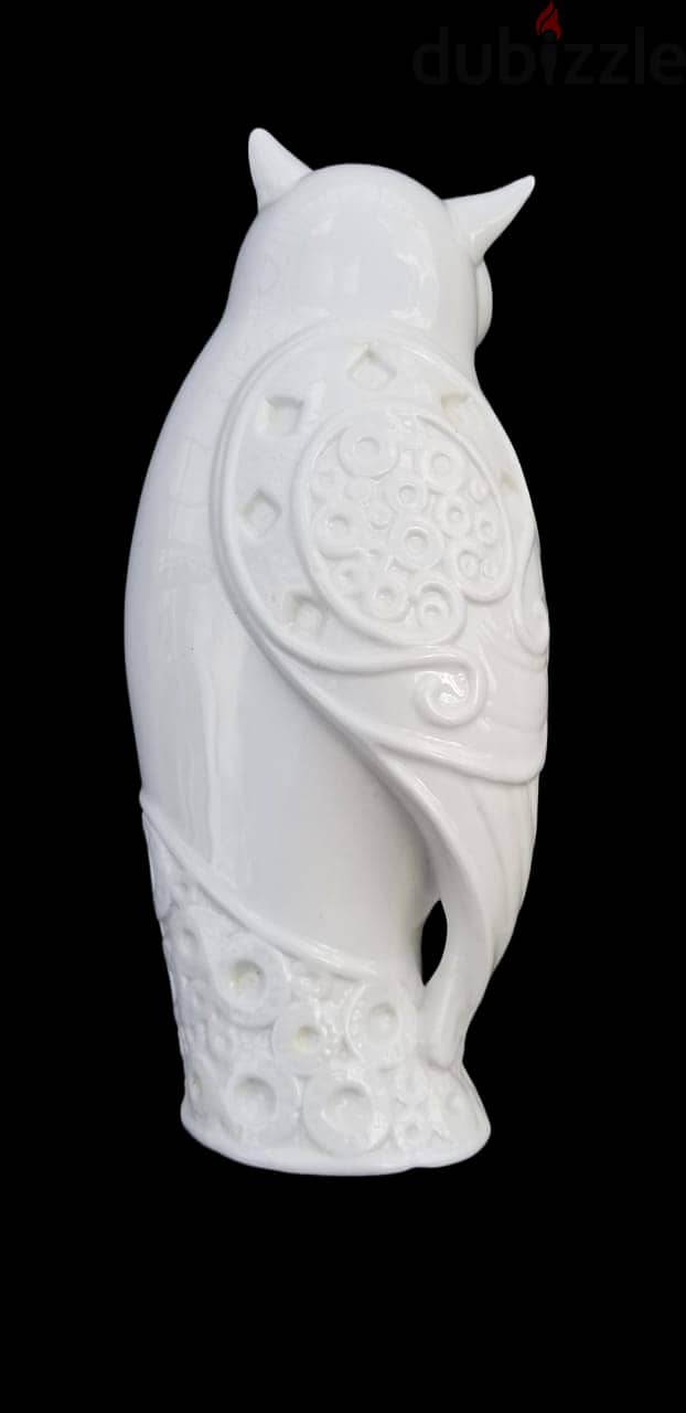 Owl White Porcelain with the addition of Rhinestones AShop™ 2
