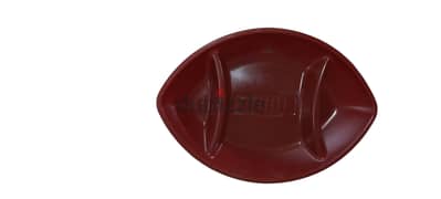 Football Chip and Dip Tray Reusable Plastic Tray Superbowl Party Snack 0