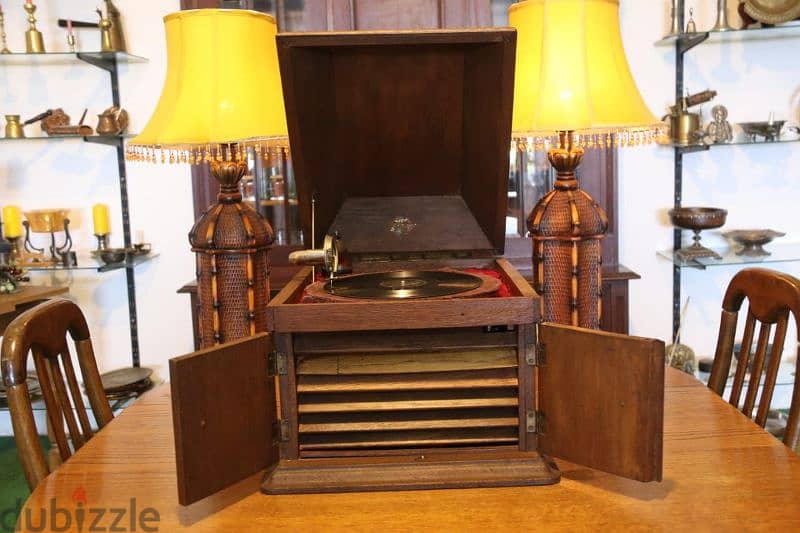 retro phonograph antique britich 3
