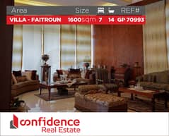 Own this lovely 4 Floors Villa in the heart of faitroun! REF#GP70993