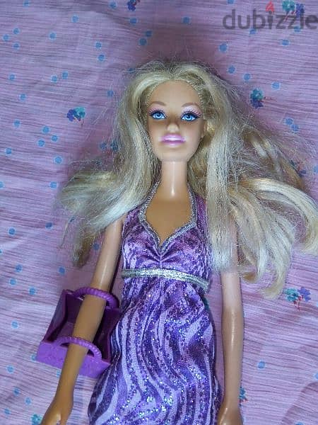 GLITZ Barbie Still good Mattel doll 2010 unflexi legs +shopping bag=15 5