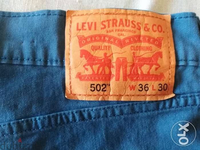 Levi's 502 stretch pant size 36 L30 L32 3