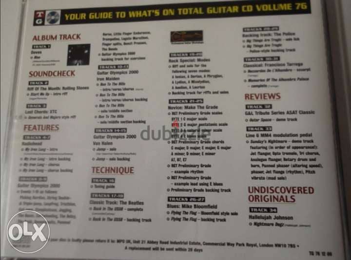 Vintage rare Total guitar audio cd LEARN TO PLAY (no cover) 1