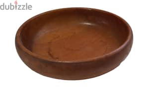Vintage Solid Wood Bowl Natural Color Made in Haiti AShop™ 0