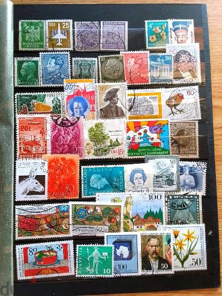 Lot# SP5 1970's world 77 stamps طوابع عالمية من السبعينات 1
