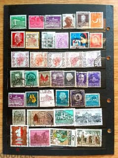 Lot# SP5 1970's world 77 stamps طوابع عالمية من السبعينات