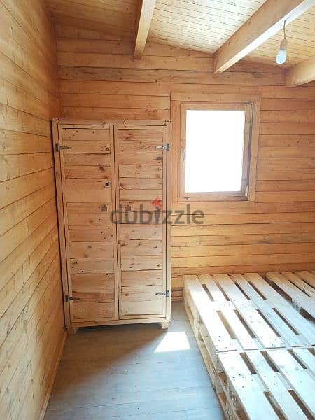 wood creative pallets closets خزانة طبالي خشب 1