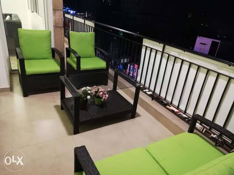 Furnished apartment, wonderful view, 24/24 electricity, wifi 4