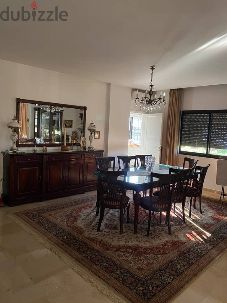270 Sqm | Fully Furnished Apartment in Dik El Mehdi | -1 Floor 2
