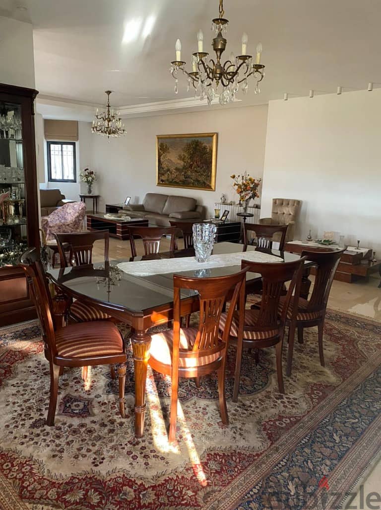 270 Sqm | Fully Furnished Apartment in Dik El Mehdi | -1 Floor 3