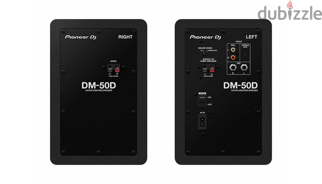 Pioneer DJ DM-50D Studio & DJ Monitors (DM50) 2