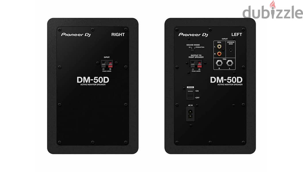 Pioneer DJ DM-50D Studio & DJ Monitors (DM50) 1