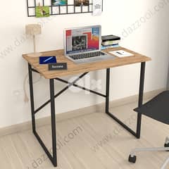 Office Desk Study Desk Laptop Computer Desk Metal/Wood طاولة درس مكتب 0