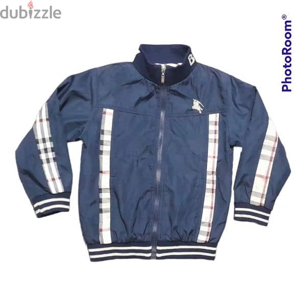 Burbbery Navy Kids Jacket 0