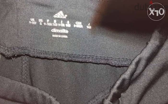 Adidas black capri size S 3