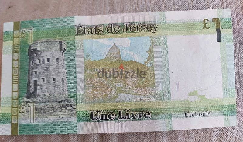 State of Jersey Memorial Banknote UNC with special # 799 1
