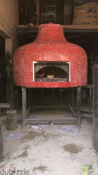 wood and gas pizza oven, فرن مناقيش و بيتزا حطب و غاز 9