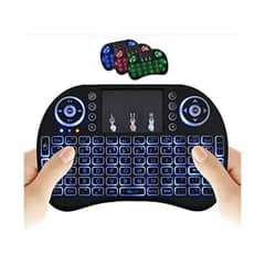 2.4g Wireless Mini Keyboard Remote RGB for phone and smart TV