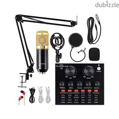 BM800 live broadcat recording bundle mic with mixer