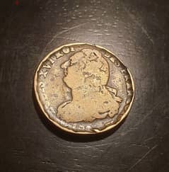 1792 24g France Louis XVI Copper coin 31mm