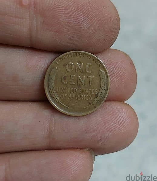 USA Lincon  Wheat cent year 1926سنت اميركي لينكولن السنبلة 1