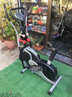 elliptical Byke with dumbells and twister like new 70/443573 RODGE 0