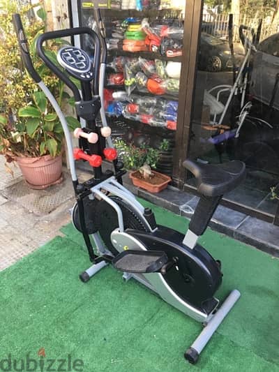 elliptical Byke with dumbells and twister like new 70/443573 RODGE