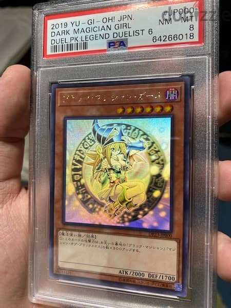 Yugioh PSA 8 Dark Magician Girl Ghost Rare Japanese 2019 Yu-Gi-Oh