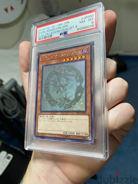 Yugioh PSA 8 Dark Magician Girl Ghost Rare Japanese 2019 Yu-Gi-Oh